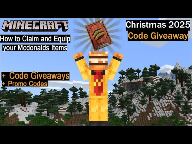How to claim and equip your mcdonalds minecraft skin