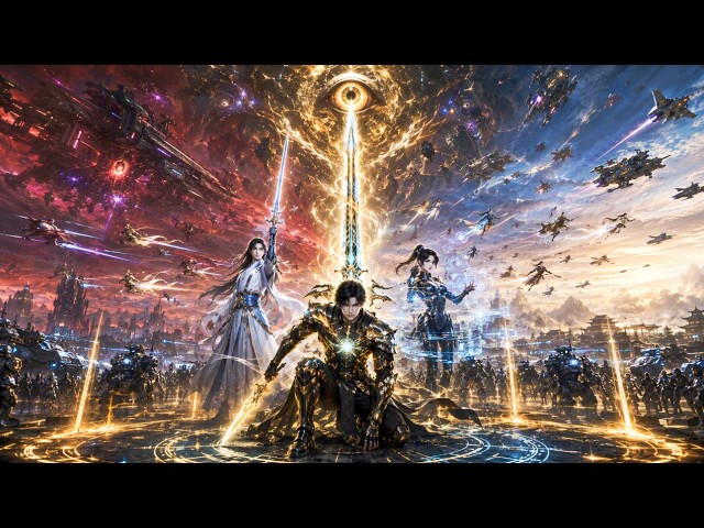 Nukes fail alien shield? Xian makes Taixu suit, men face mechs, sword cuts divine, new age.