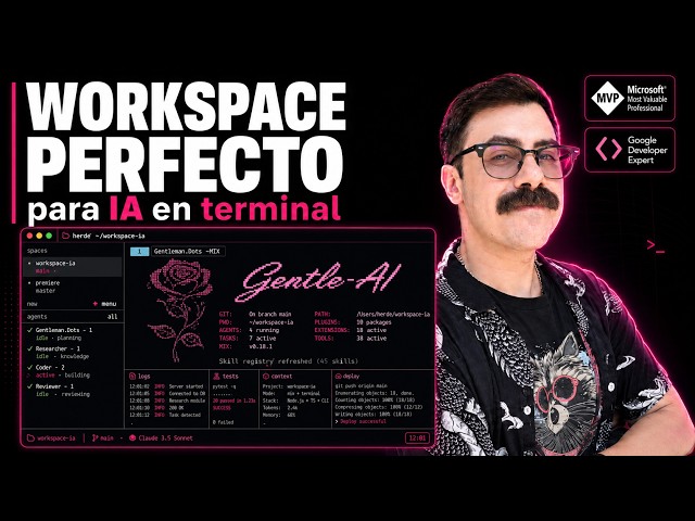 The PERFECT WORKSPACE for working with AI in the terminal: My ultimate setup