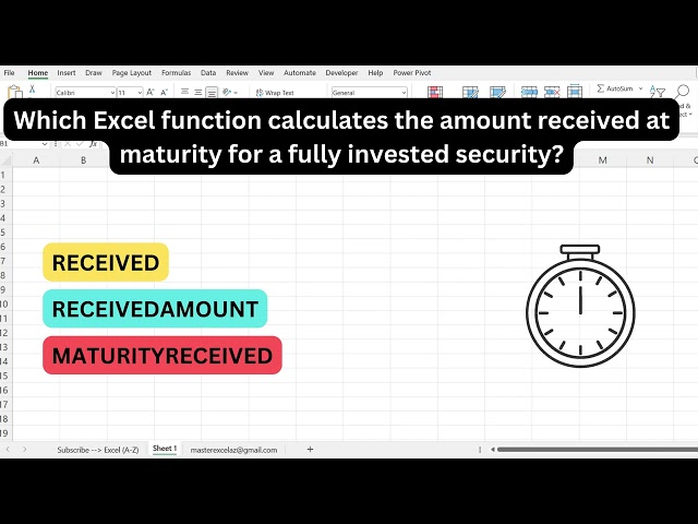 #120 - Excel formula question and answer