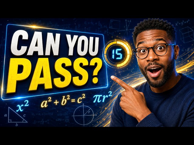 🔴 LIVE: Can You Master These Math Rules & Formulas? | NSC Challenge