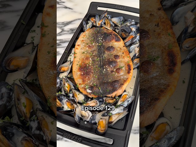 COOKING EVERY FISH IN THE WORLD 🐟 🌍 Episode 129 - Sea Trout • #trout #fishrecipe #sousvide #mussel