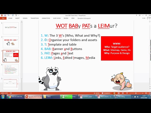 2  Using the Client Brief to plan the website