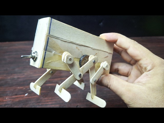 Make an Amazing Animal Walking Robot in 10 Minutes!