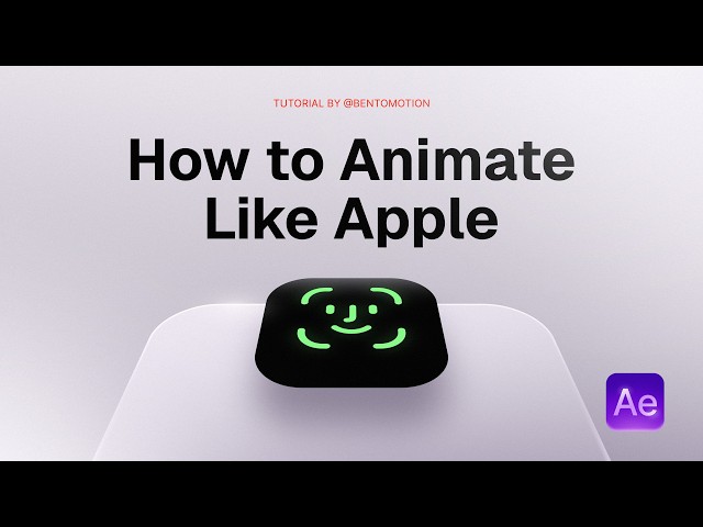 Create Apple-Style UI Motion Graphics in After Effects + Free Project File