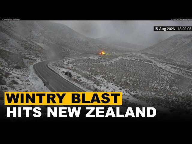 New Zealand Rocked By Wintry Blast As Road Snowfall Warnings Expand