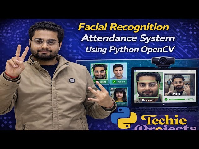 Facial Recognition Attendance System using Python OpenCV | Employee Attendance System using Face