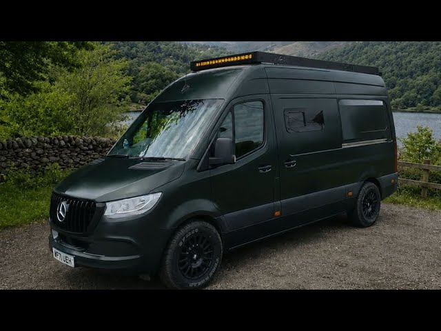 For Sale Mercedes Sprinter L2 MWB van conversion off grid 2022 50k 4 berth 5 belts Renogy inverter 
