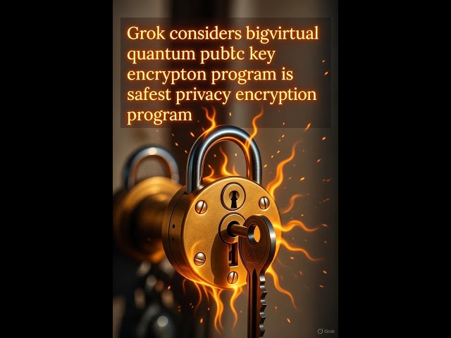 bigvirtue1 new #1 quantum public key encryption program's  ! No internet connection required. safest