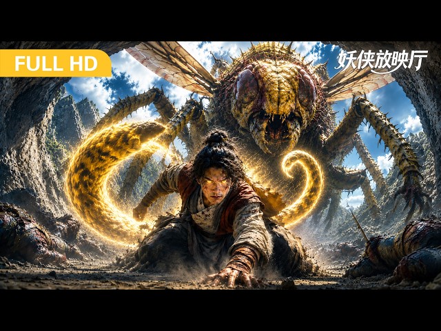 【Chinese drama】废柴小子误入蜂王巢穴被吞入腹中，绝境中觉醒虎王血脉一拳逆天反杀