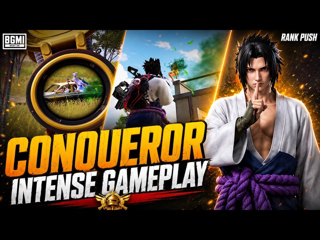 INTENSE DUO VS SQUAD IN BGMI CONQUEROR LOBBY 🔥 - RANK PUSH DAY 2