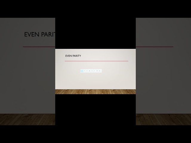 Even Parity - #youtubeshorts #olevel  #parity #evenparity #ytshorts