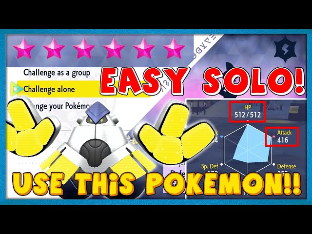 HOW to EASILY Solo 5 and 6 Star TERA RAIDS! BEST OP POKEMON For Tera Raids! MAX ATTACK and DAMAGE!