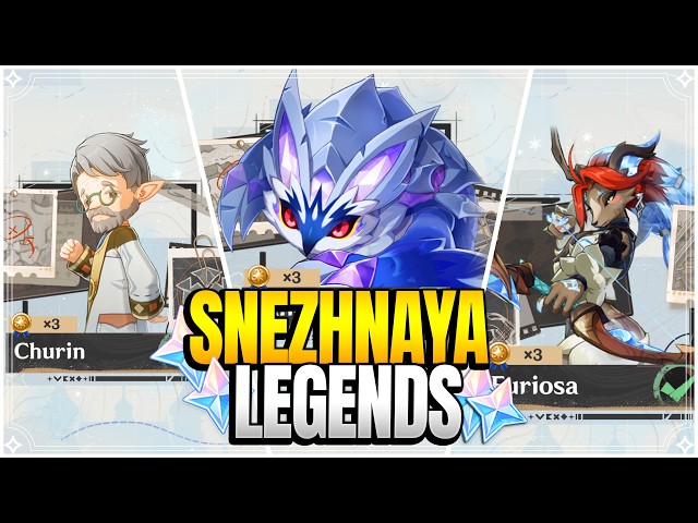 3 Snezhnaya Local Legends | Valiant Chronicles: Churin + Bandersnatch + Furiosa【Genshin Impact】