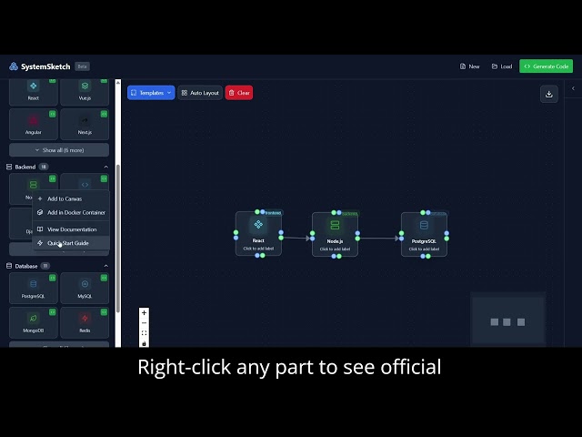 System Sketch Demo