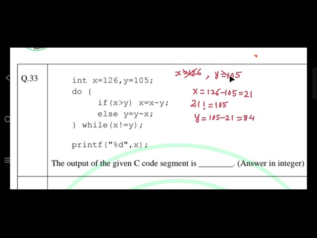2025(CS2) Q. No. 33 C program, do while loop
