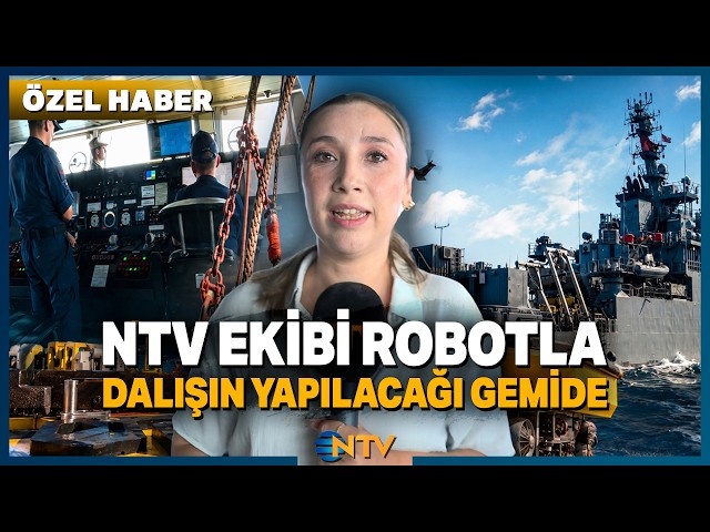 NTV Team Onboard the Ship Conducting the Robotic Dive to the Wreck 514 Meters Deep | NTV