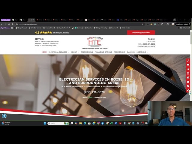 Hi-Tech Electric Website & SEO Analysis