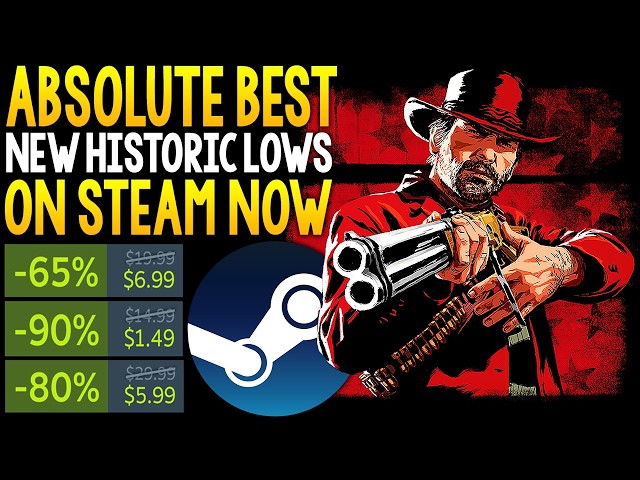 The BEST New HISTORIC LOW STEAM PC Game Deals - GREAT Games CHEAPER!