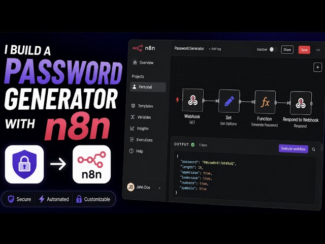 How To Build A Random Password Generator In n8n: Automated Security! (2026)