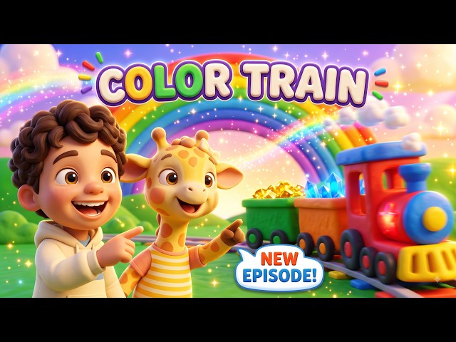 Learn Colors with Aral & Gigi! 🚂🎨 | Color Learning for Kids