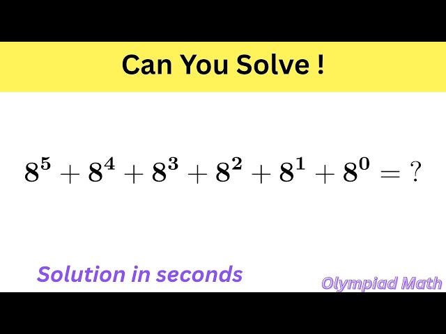 Can You Solve This in Seconds? 😱 | Olympiad Math Challenge | Harvard University Math | Calculation 