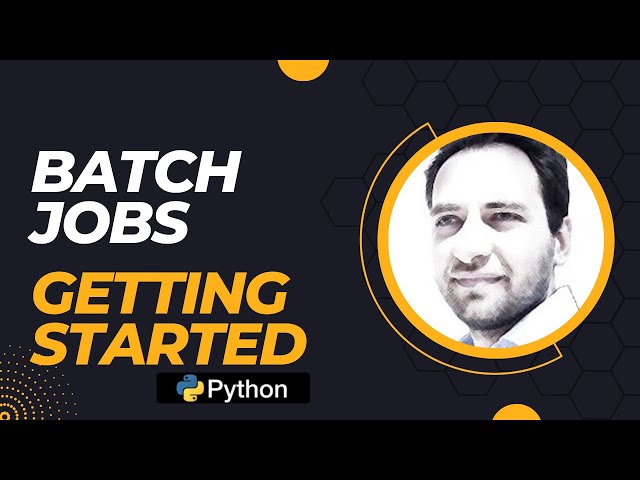 Python Batch Jobs Processing on Oracle Cloud - Getting Started
