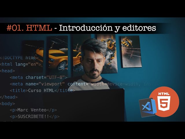#01 HTML Course - Introduction to Markup Languages ​​| HTML Structure | Visual Studio Code | Editors