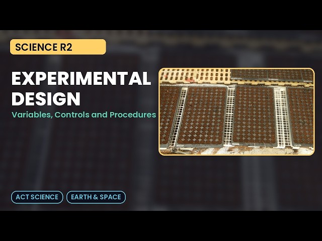 Experimental Design: Variables, Controls & Procedures
