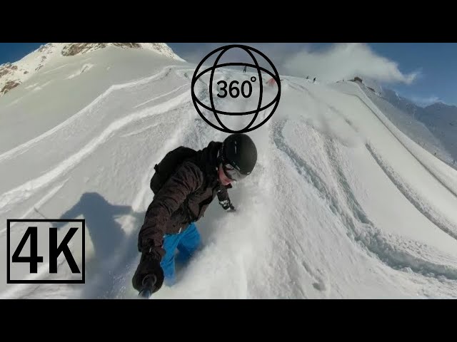Val Thorens Off-Piste | 360° 4K Video | VR Video