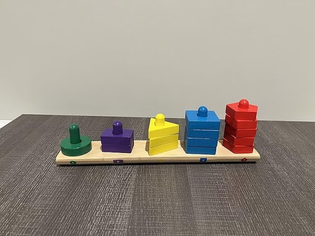 Melissa and Doug Stack and Sort Wooden Board