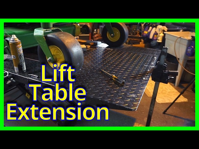 Black Widow - Pneumatic ATV Tractor Lift Table Extension Modification