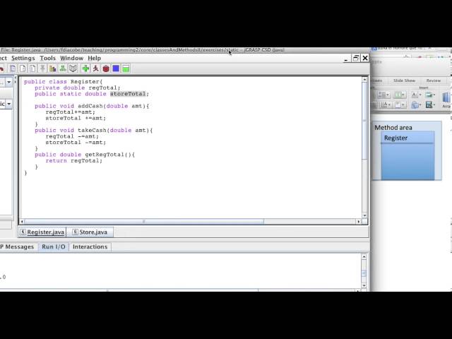 Static Variables And Methods