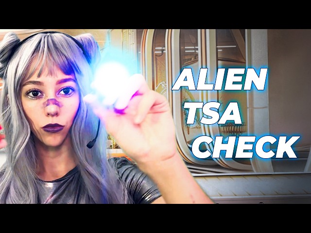 Alien TSA Security Check Roleplay 🚀 Relaxing Sci-Fi ASMR Experience 🌌