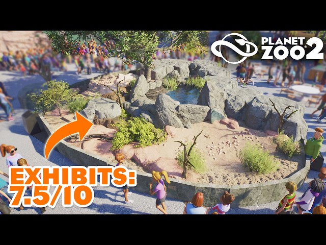 Creating a MULTI-SPECIES Exhibit in Planet Zoo 2 - Speedbuild