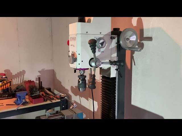 Milling machine D.I.Y power feed, Optimum BF-20