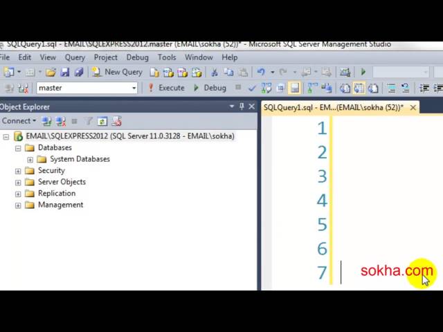 SQL Server 2012 Express Installation with SSMS