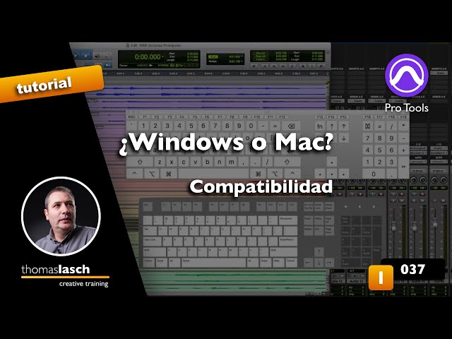 Aprende Pro Tools | Compatibilidad con Windows y Mac