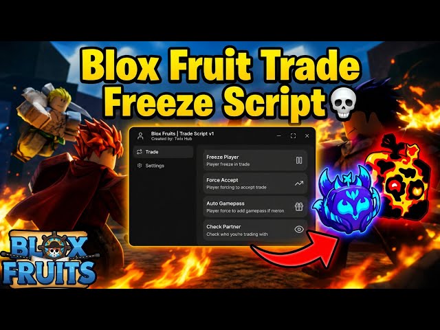 [⭐️Fixed] Blox Fruits Trade Scam Script MeowHub V1.0| TRADE SCAM | FREEZE TRADE | KEYLESS