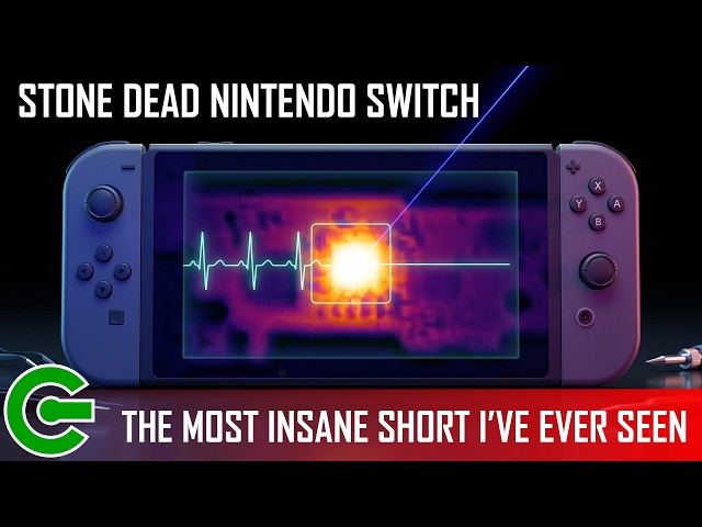 145°C MELTDOWN! 😱 SAVING A 'STONE-COLD DEAD' NINTENDO SWITCH V1