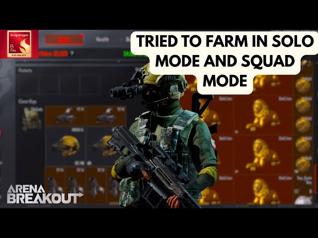 The REAL Difference Between SOLO and SQUAD Farming in Arena Breakout Mobile