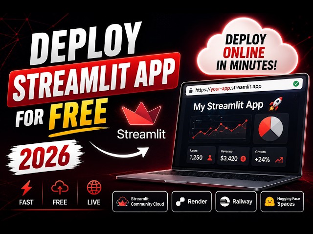 How to Run Streamlit App Without VS Code | Python Streamlit Episode 20