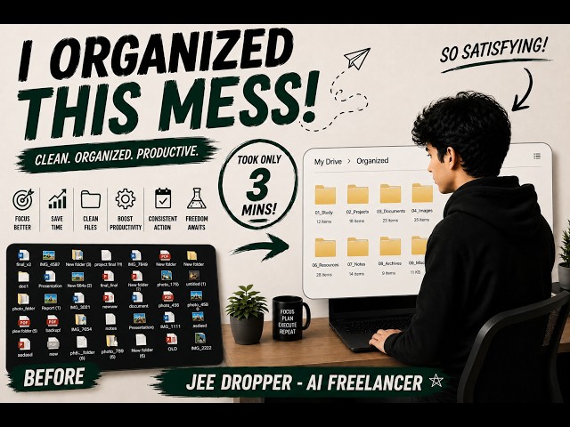 My Laptop Was a Disaster… So I Built an AI Organizer