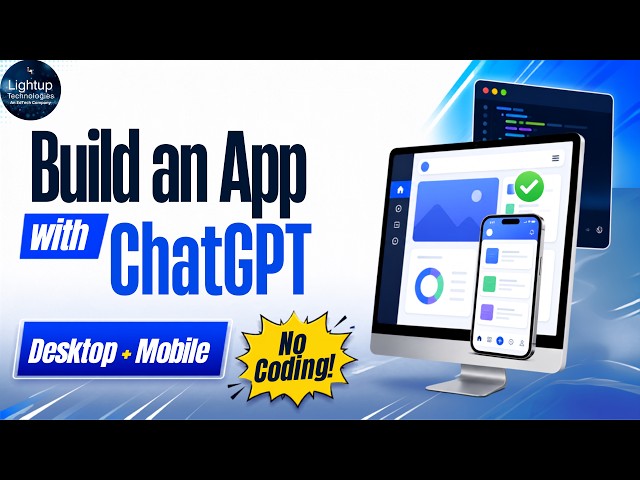 Got an app idea? Build it with ChatGPT—no coding expertise needed!