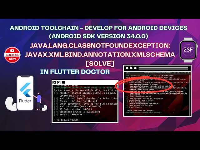 Android toolchain - develop for Android devices (Android SDK version 34.0.0) | flutter doctor