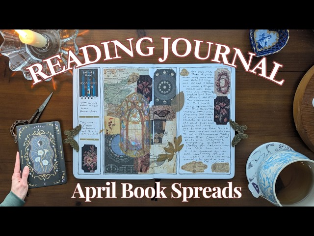 April Books Read and Whimsical Spring Spreads | Reading Journal Update ✨