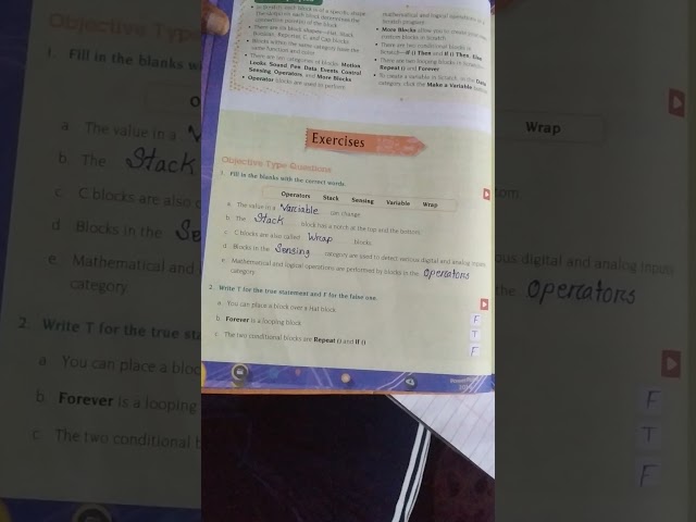 Class 5 Computer Chapter 5 "Controls in Scratch" question answer     #ncret #cbse