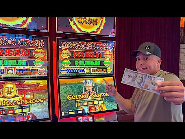 UN MAJOR DE $10,000!!! Arriesgándole $100 Ala Mejor MÁQUINA Que Encontré En El CASINO🎰 (DRAGÓN CASH)