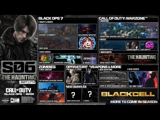 FULL Black Ops 7 Season 6 Haunting Update Road Map! (New Crossovers, Battle Pass, Events, & MORE!)