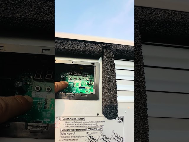 Daikin Vrv X mein Outdoor Se Error Code Nikalne ki setting kya hoti hai #HVAC Airconditioner